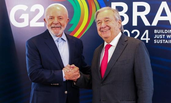 Guterres ressalta contatos com presidente Lula na busca por resultados na COP30